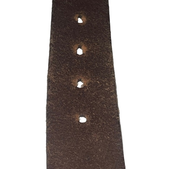 Linea Pelle Leather Belt with Turquoise Sz OS - Picture 6 of 9